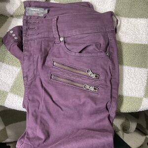 Torrid Mauve Zippered Pants